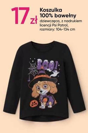Pepco Koszulka dziewczęca psi patrol oferta