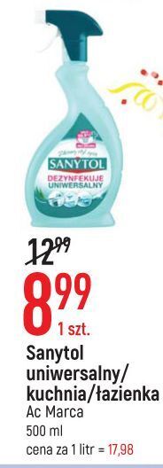 E.Leclerc Płyn dezynfekujący i czyszczący do kuchni cytrusowy sanytol oferta