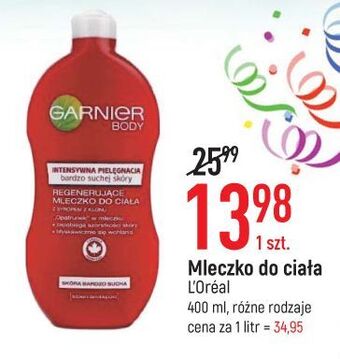 E.Leclerc Mleczko do ciała intensywna pielęgnacja garnier body oferta