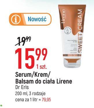 E.Leclerc Serum do ciała nawilżające lirene sweet cream oferta