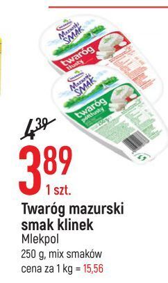 E.Leclerc Twaróg tłusty mazurski smak oferta