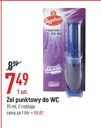 E.Leclerc Żel punktowy do wc lawenda wiodąca marka syphon oferta