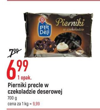 E.Leclerc Pierniki w czekoladzie deserowej wiodąca marka p'tit deli oferta