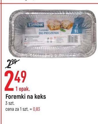 E.Leclerc Foremki na keks wiodąca marka elembal oferta