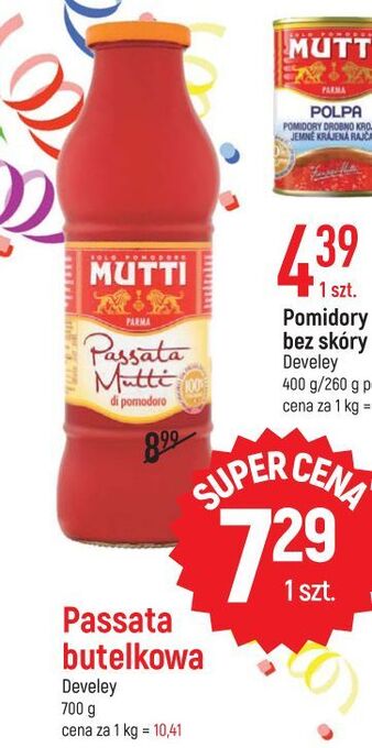 E.Leclerc Passata pomidorowa mutti mutti oferta