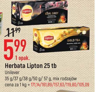 E.Leclerc Herbata earl grey classic lipton special collection oferta