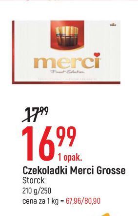 E.Leclerc Bombonierka czerwona storck merci oferta