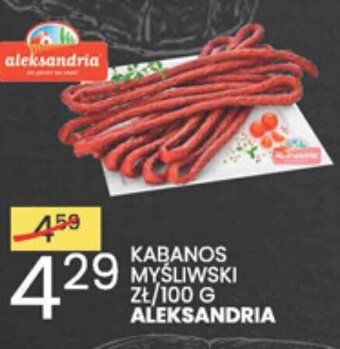 Wafelek aleksandria kabanos myśliwski 100g oferta
