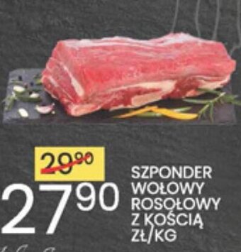 Wafelek szponder wołowy rosołowy z kością 1kg oferta