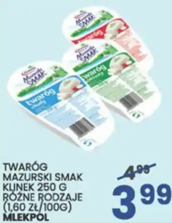 Wafelek mlekpol twaróg mazurski smak klimek 250g różne rodzaje oferta