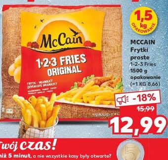 Kaufland Frytki proste mccain 1-2-3 oferta