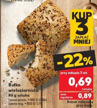 Kaufland Bułka wieloziarnista oferta