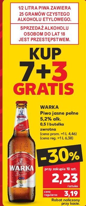Kaufland Piwo warka oferta