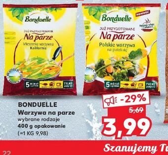 Kaufland Polskie warzywa bonduelle gotowane na parze oferta