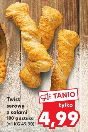 Kaufland Twist serowy z salami oferta