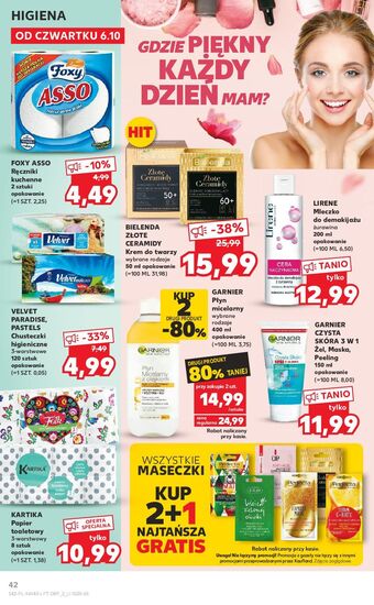 Kaufland Papier toaletowy folk kartika oferta