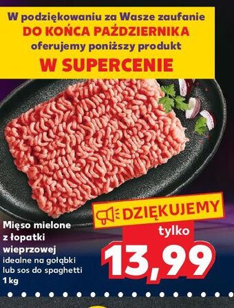 Kaufland Mięso mielone z łopatki wieprzowej oferta