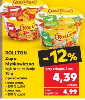 Kaufland Zupa chicken rollton oferta