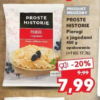 Kaufland Pierogi z jagodami iglotex proste historie oferta