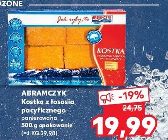 Kaufland Kostka z łososia panierowana abramczyk oferta