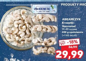 Krewetki vannamei 31-40 surowe abramczyk