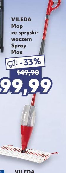 Kaufland Mop 1-2 spray max vileda oferta