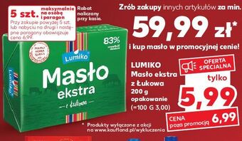 Kaufland Masło ekstra lumiko oferta