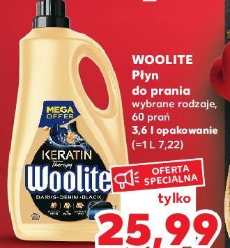 Kaufland Płyn do prania dark woolite keratin oferta