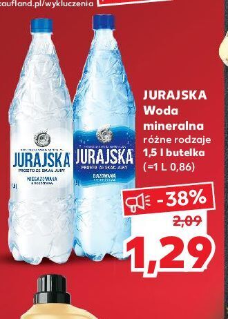 Kaufland Woda niegazowana jurajska oferta