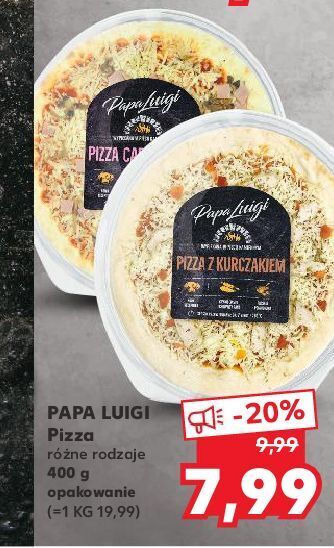 Kaufland Pizza capricciosa papa luigi oferta