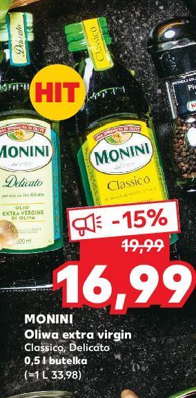 Kaufland Oliwa z oliwek extra vergine monini classico oferta