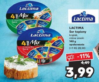 Kaufland Ser topiony mix 4 smaki lactima oferta