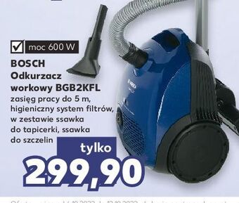 Kaufland Odkurzacz workowy bgb2kfl bosch oferta