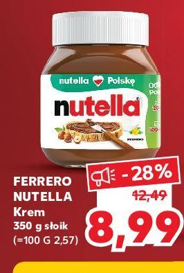 Kaufland Krem czekoladowo-orzechowy nutella oferta