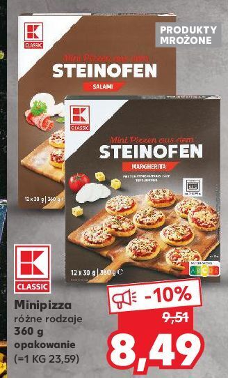 Kaufland Pizza mini margherita k-classic oferta