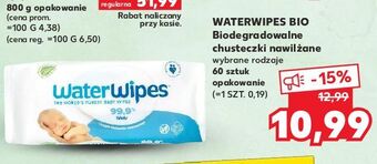 Kaufland Chusteczki nawilżane czystą wodą waterwipes oferta