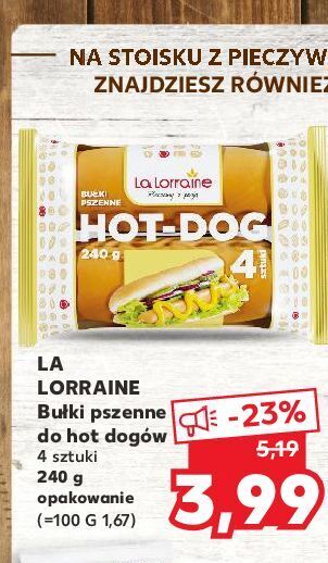 Kaufland Bułki hot-dog la lorraine oferta