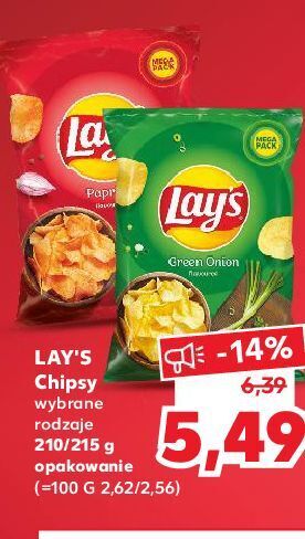 Kaufland Chipsy zielona cebulka lay's oferta