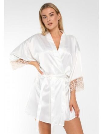 Kimono perla n50 kremowy