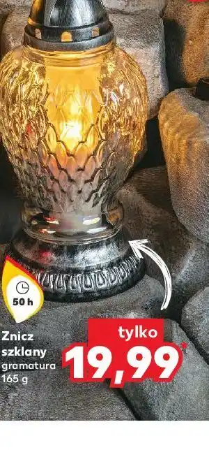 Kaufland Znicz szklany 165g 50h oferta