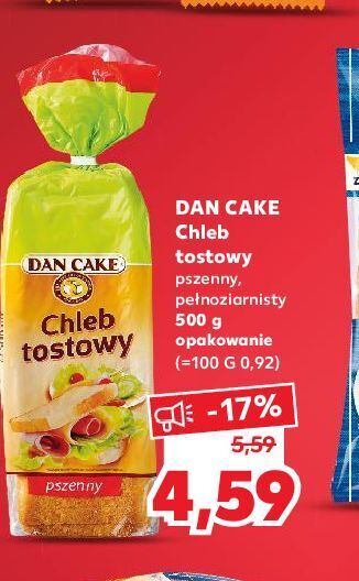 Kaufland Chleb tostowy pszenny dan cake oferta