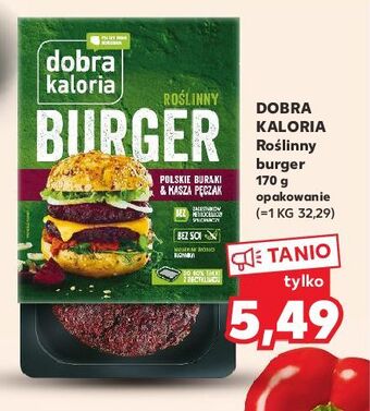 Kaufland Burger roślinny dobra kaloria oferta