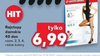 Kaufland Rajstopy caresse 40 den sesto senso oferta