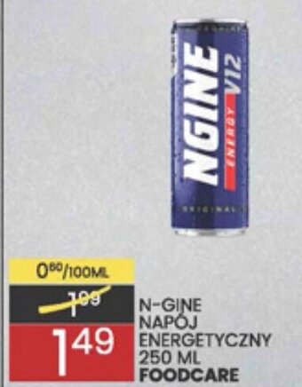 Wafelek foodcare n-gine napój energetyczny 250ml oferta