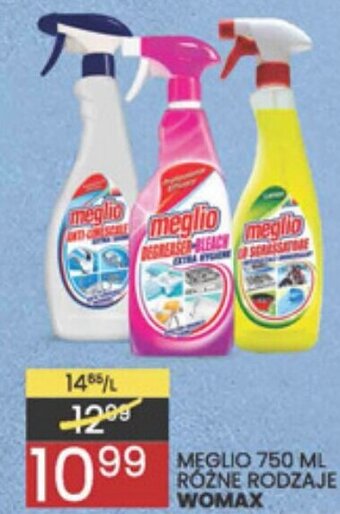 Wafelek womax meglio 750ml różne rodzaje oferta