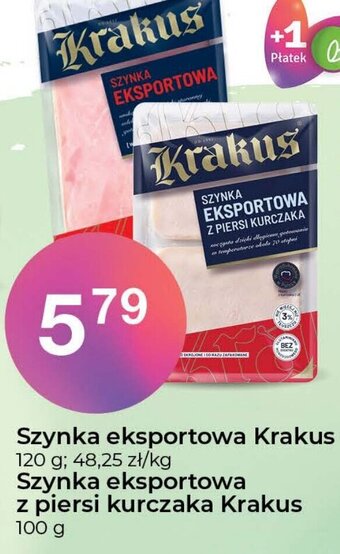 Stokrotka Express Krakus szynka eksportowa 120 g oferta