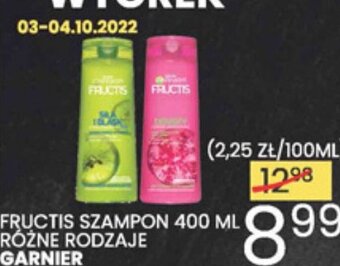 Wafelek garnier fructis szampon 400ml różne rodzaje oferta