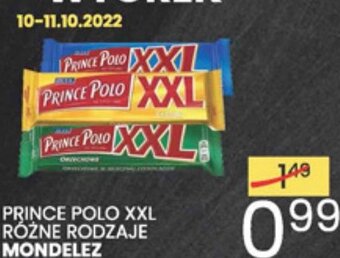 Wafelek mondelez prince polo xxl różne rodzaje oferta