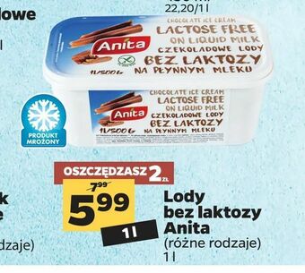 Netto Lody bez laktozy Anita oferta