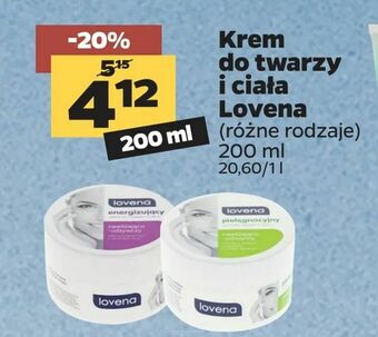 Netto Krem do twarzy i ciała Lovena oferta